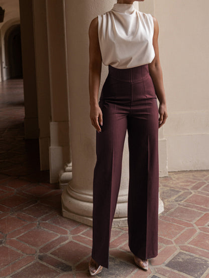 REVOSSA™ DAHLIA HIGH-WAISTED TROUSERS