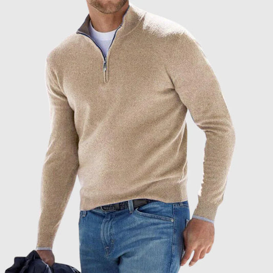 REVOSSA™ AARON HALF ZIP SWEATER