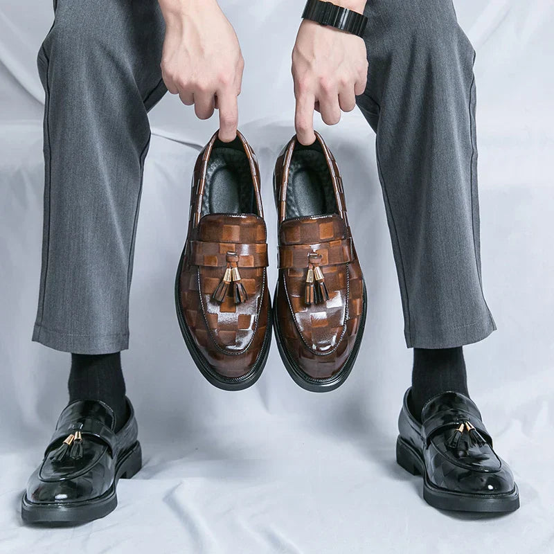 REVOSSA™ LORENZO LEATHER LOAFERS