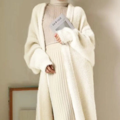 REVOSSA™ FLUFFY LONG CARDIGAN