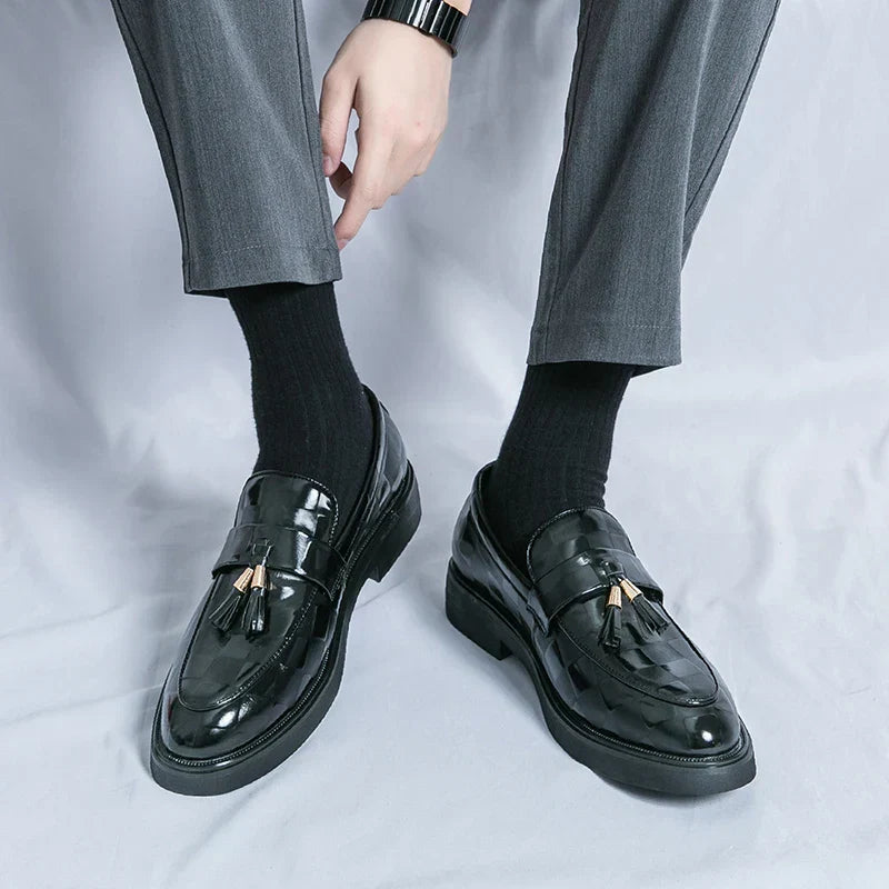 REVOSSA™ LORENZO LEATHER LOAFERS