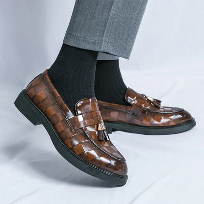 REVOSSA™ LORENZO LEATHER LOAFERS