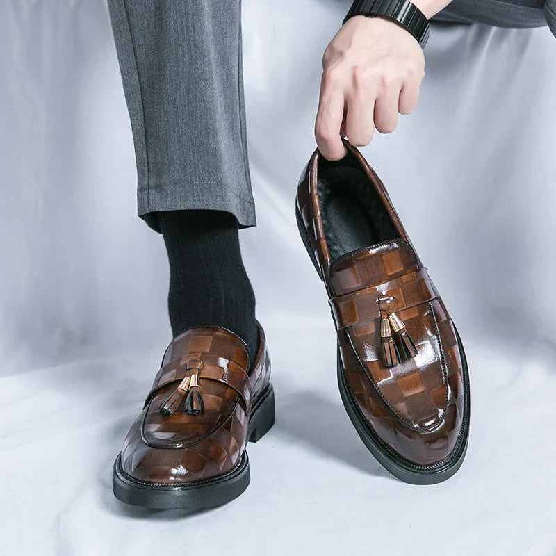 REVOSSA™ LORENZO LEATHER LOAFERS