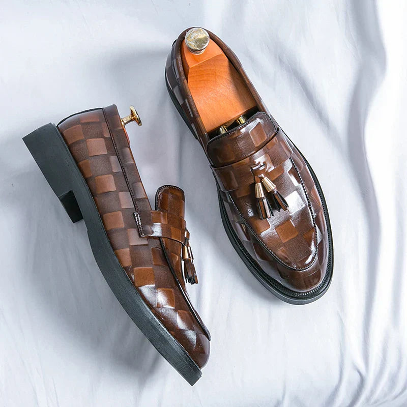 REVOSSA™ LORENZO LEATHER LOAFERS