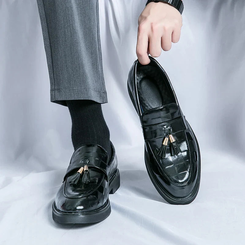 REVOSSA™ LORENZO LEATHER LOAFERS