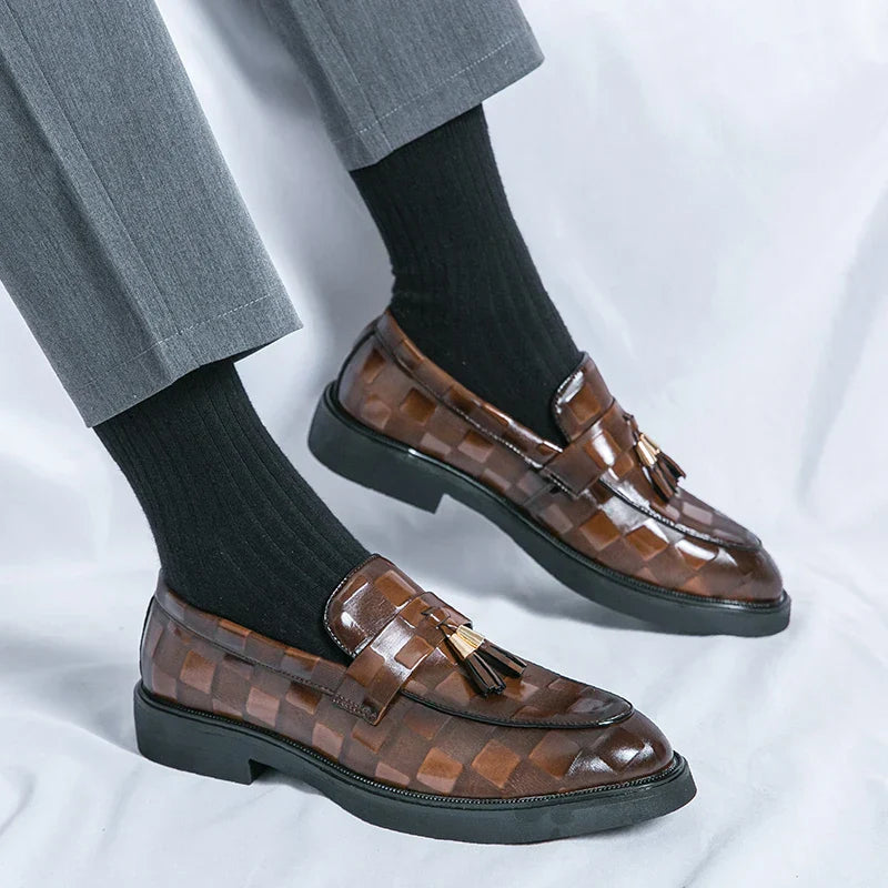 REVOSSA™ LORENZO LEATHER LOAFERS