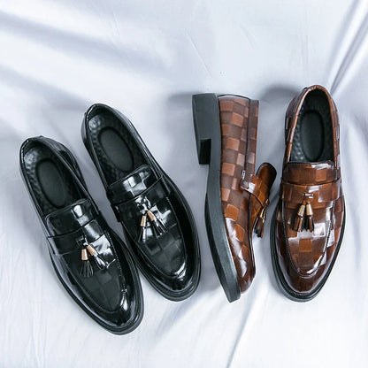 REVOSSA™ LORENZO LEATHER LOAFERS