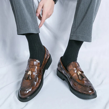 REVOSSA™ LORENZO LEATHER LOAFERS