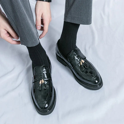 REVOSSA™ LORENZO LEATHER LOAFERS