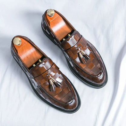 REVOSSA™ LORENZO LEATHER LOAFERS