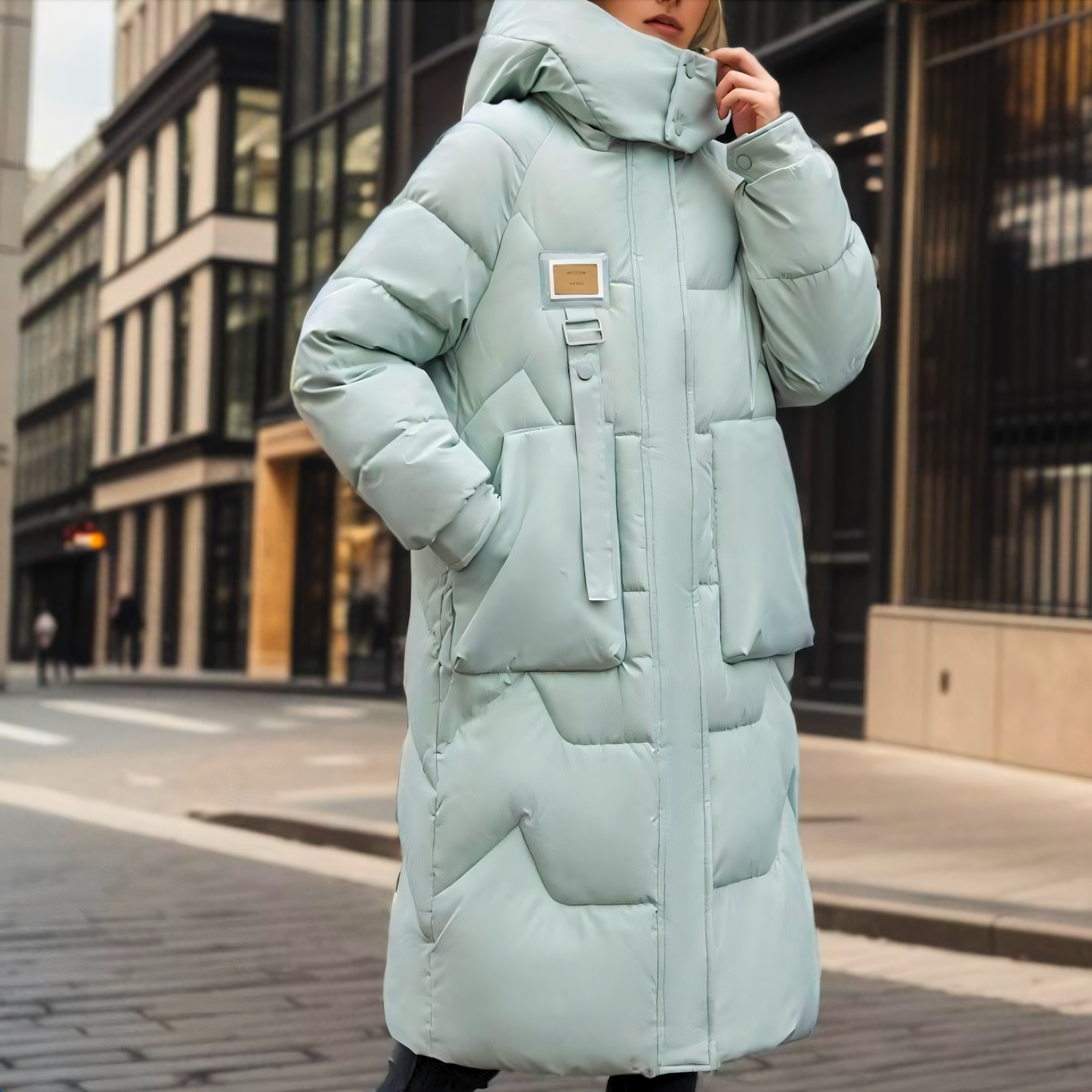 REVOSSA™ INDIGO PUFFER COAT