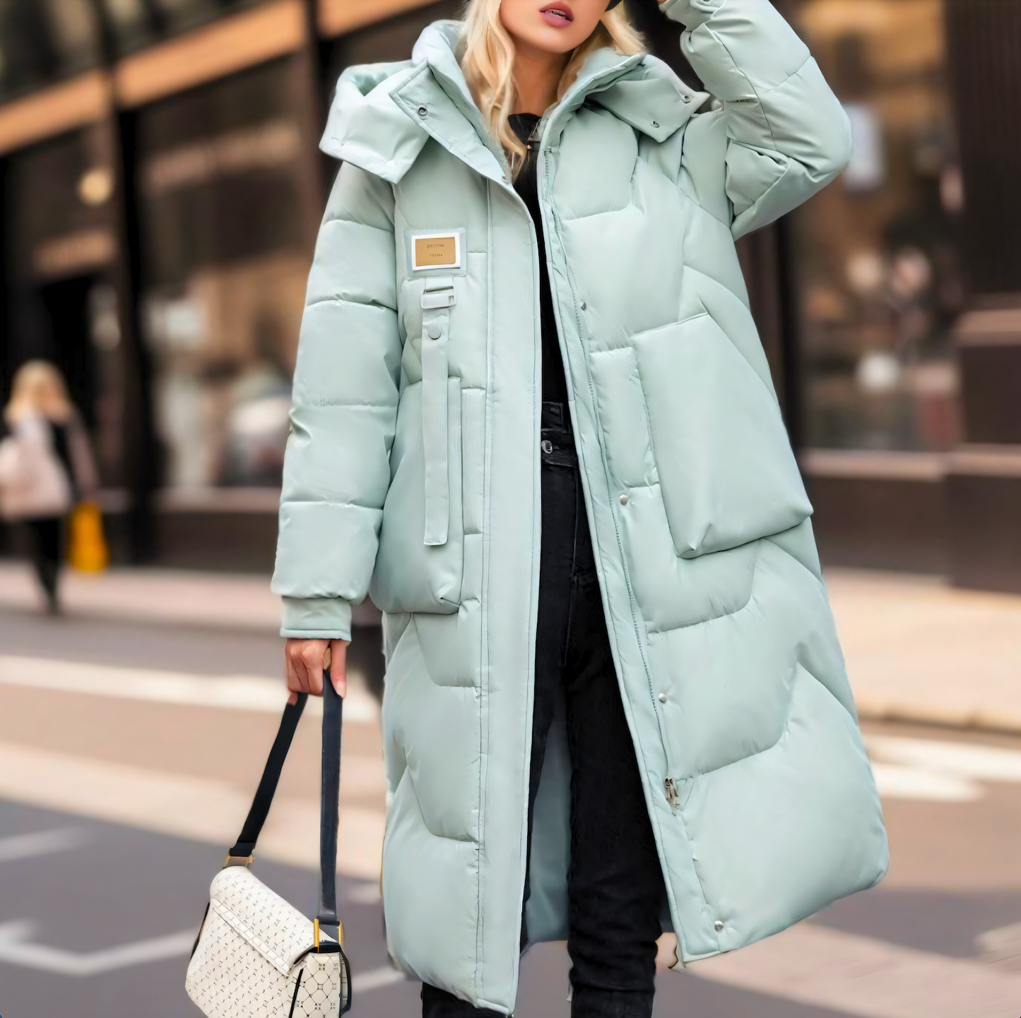 REVOSSA™ INDIGO PUFFER COAT