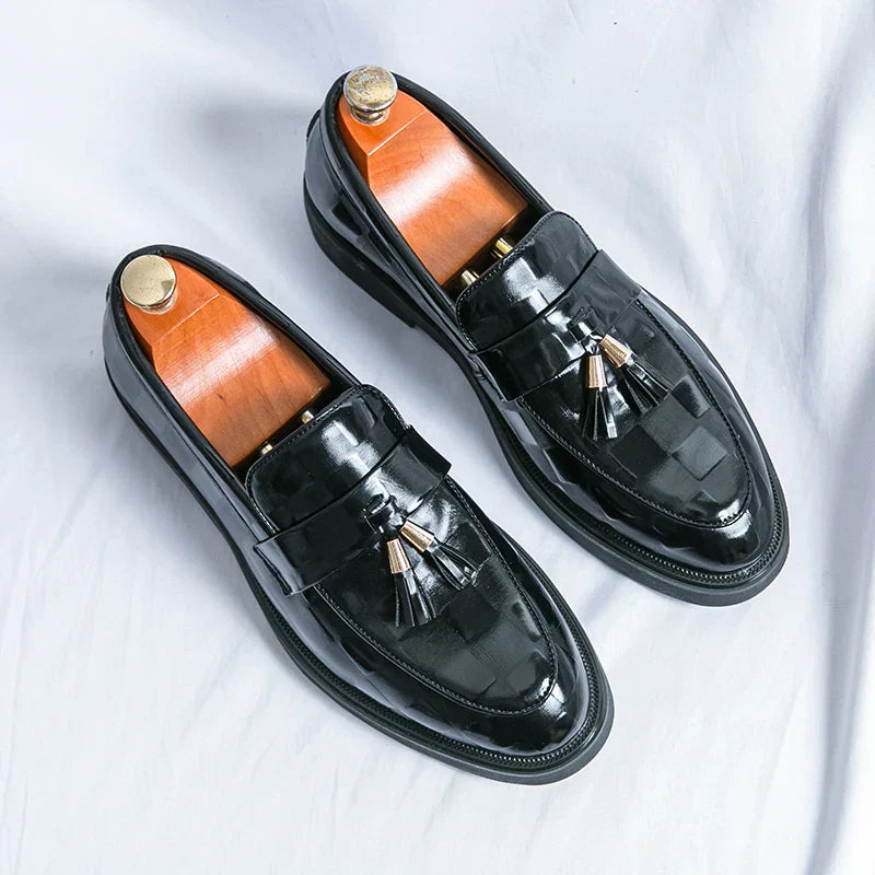 REVOSSA™ LORENZO LEATHER LOAFERS