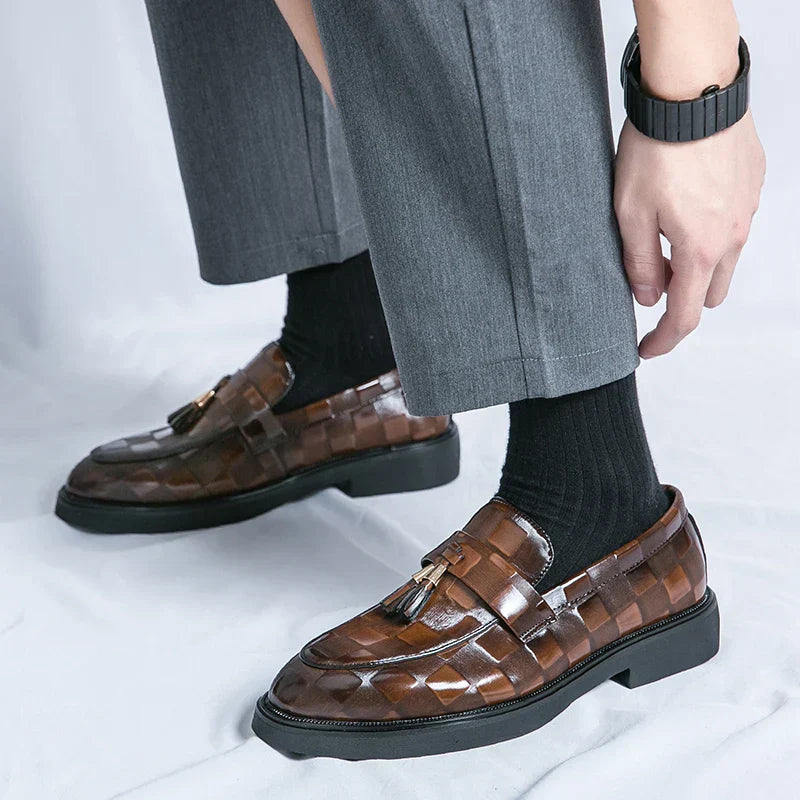 REVOSSA™ LORENZO LEATHER LOAFERS