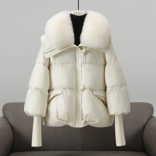 REVOSSA™ ROSE FUR PUFFER JACKET