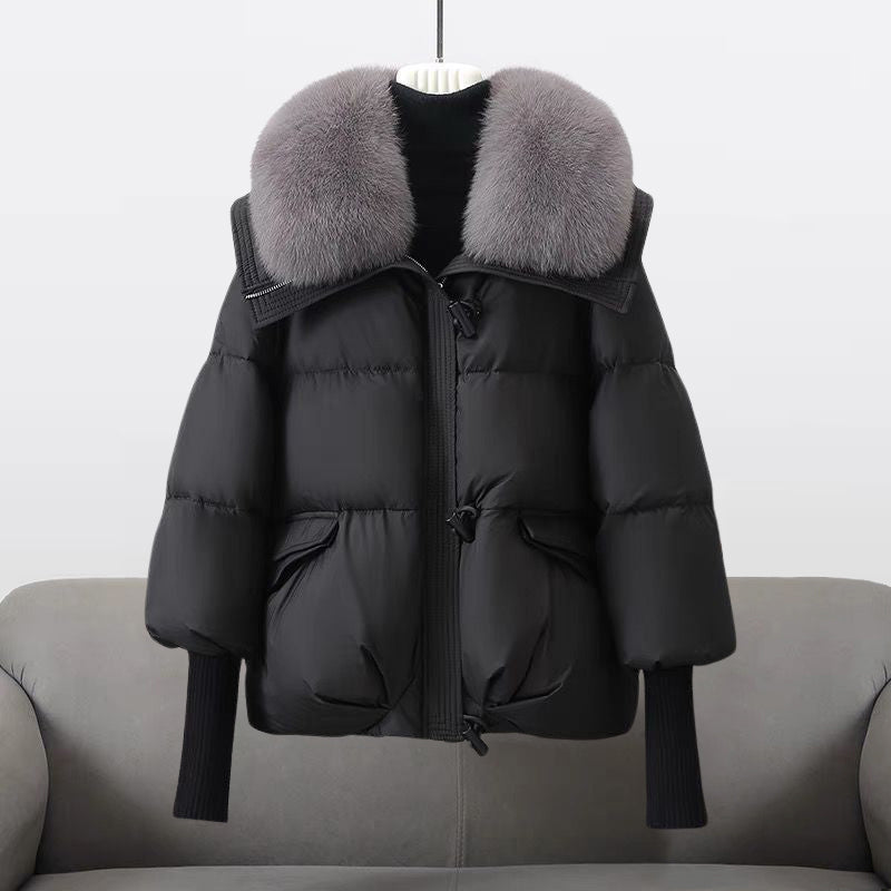 REVOSSA™ ROSE FUR PUFFER JACKET