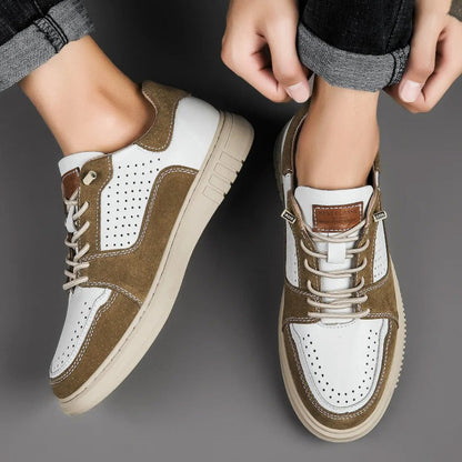 REVOSSA™ KINSLEY LEATHER SNEAKERS